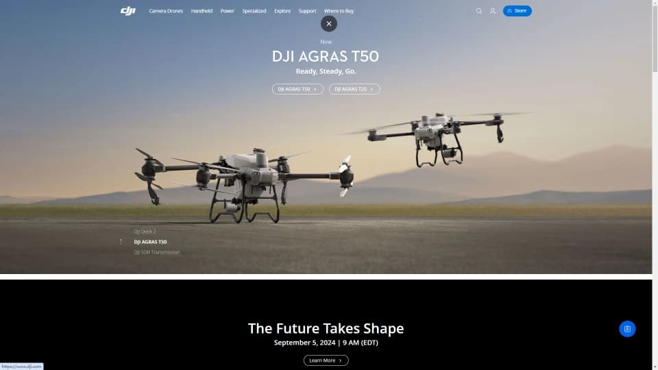 DJI T50 series drone